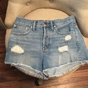 EUC Madewell Relaxed Denim Jean Shorts